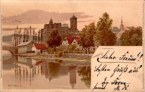Litho gruss aus - gruss,