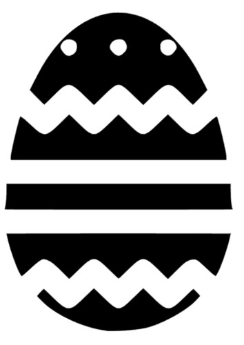 Osterei ostern aufkleber - aufkleber, auto