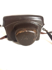 #T0036 - Leica M1, M2, M3 Tasche case  Mit Kleine 1/4" Schrauben, Olive braun