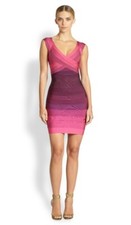REDUZIERT! Herve Leger Bandage Dress, Pink, Gr. XS, NEUwertig, NP 1100€