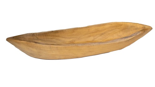 Teakholz dulang schale lfgb - teakholz,