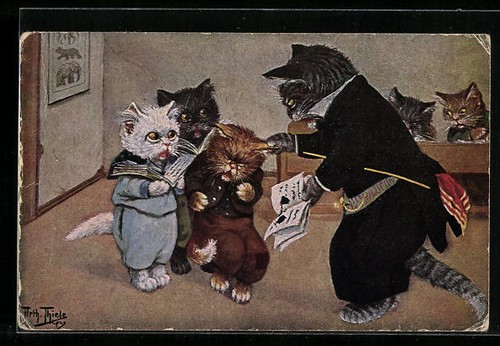 Künstler arthur thiele - künstler-ak,