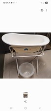 Baby Combi-Wannenständer mit passender Ovalen  Badewanne und Badeeimer Tummy Tub