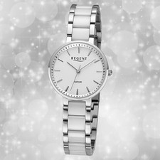 Armbanduhr Keramik silber