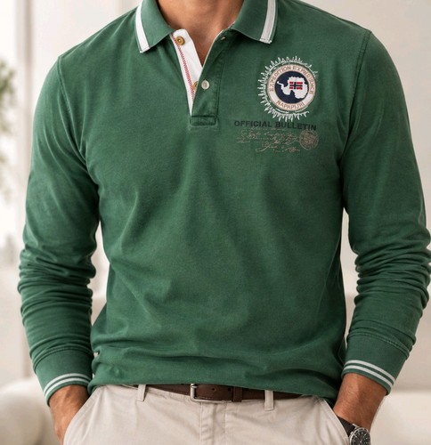 Napapijri langarm polo shirt - langarm,