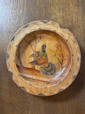 Handbemalter Holz-Wandteller /