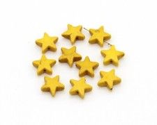 10 Stk. Türkis Perlen Stern