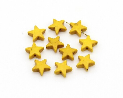 Stk türkis perlen stern - 10,