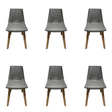 Team 7 6er Set Stuhl Lui Leder