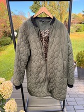 Steppmantel Damen von H2O khaki/oliv Bomberjacken Style XL