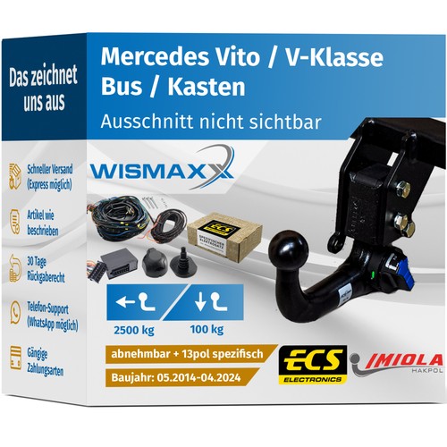 Anhängerkupplung abnehmbar - v.,