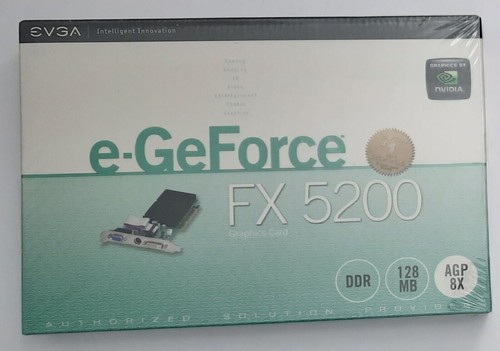 Evga geforce fx5200 agp - evga, e-geforce