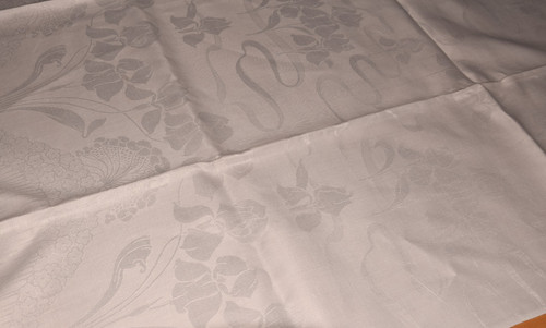 Alte leinen damast tischdecke - alte,