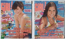 2 Jugendzeitschriften BRAVO GIRL 16/2008 und  16/2009 inkl. Tattoos