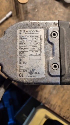 Eberspächer d3wz zuheizer aus - eberspächer,