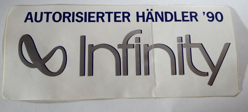 Werbe aufkleber infinity - werbe-aufkleber,