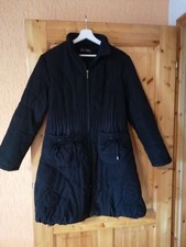 Extravagant GLAMZ Winterjacke Wintermantel Gr. 40/42 / L  Schwarz Tolle Details