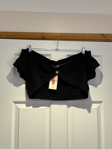 Misspap schwarz bardot crop - misspap,