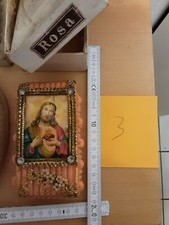 Jesus Wax Wachs Foto block communion Taufe 40s devotional items christian german