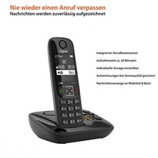 * Gigaset AS690A Schnurloses Telefon Anrufbeantworter DECT Freisprechfunktion