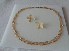 Gold Kette mehrreihig, Gold Filled, mit Kugeln