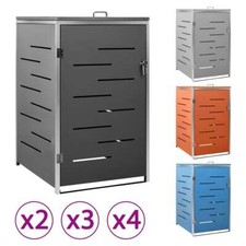 Mülltonnenbox Edelstahl