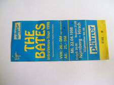 Konzertkarte The Bates (gelbe Schrift). Am 22.04.98 in Nürnberg im Hirsch Ticket
