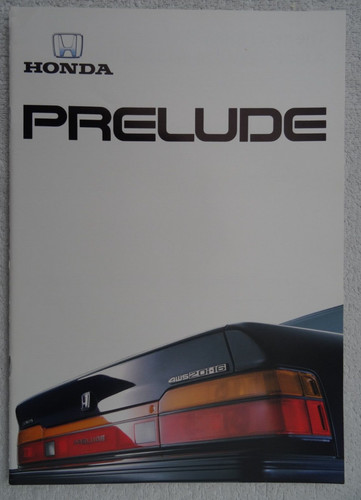 Honda prelude prospekt 1988 - prospekt,
