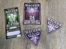 Wacken 2013 X-Mas Ticket, Postkarte, 2 Aufkleber