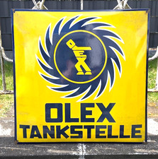 TOP großes Emailleschild Olex