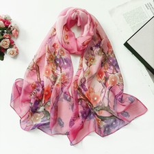 Damen Bunt Chiffon Schal