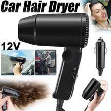 210W Reisefön Haartrockner 12V Reise&Heißluft Fön KFZ Defroster Auto-Haartrockne