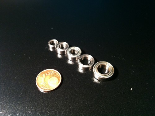 Stk ibu miniatur kugellager - 4, stk.