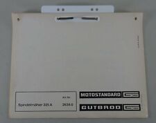 Teilekatalog / Ersatzteilliste Gutbrod Spindelmäher 225 A