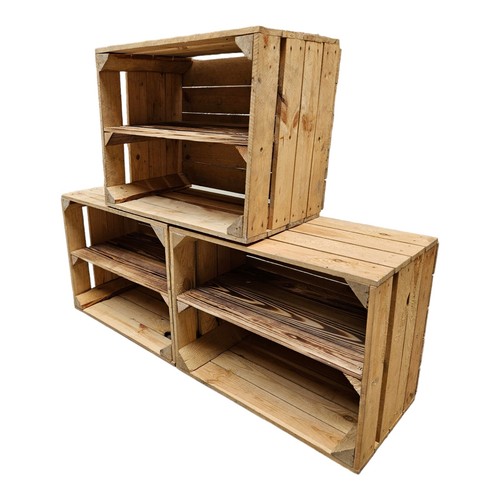 Holzkisten weinkisten 3er - weinkisten, set