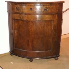 Eckschrank Nußbaum, original