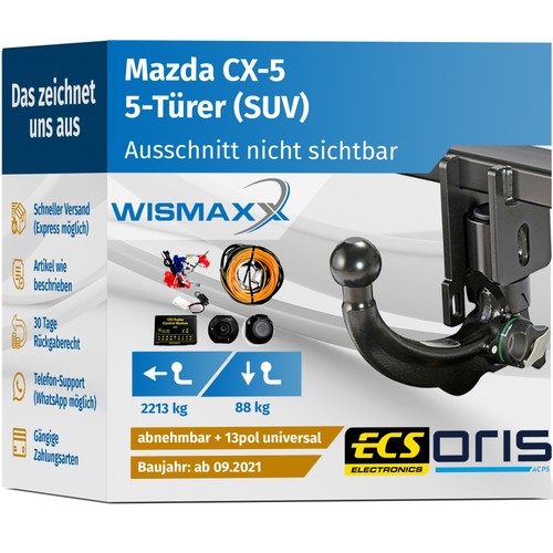 Anhängerkupplung für mazda - für,