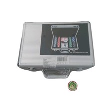 Pokerkoffer Aluminium silber