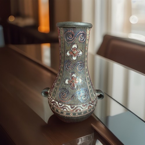 Keramik vase handarbeit - -, handarbeit-