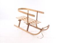 alter Schlitten Puppe Rodel Holz Holzschlitten old vintage Kinder retro deko