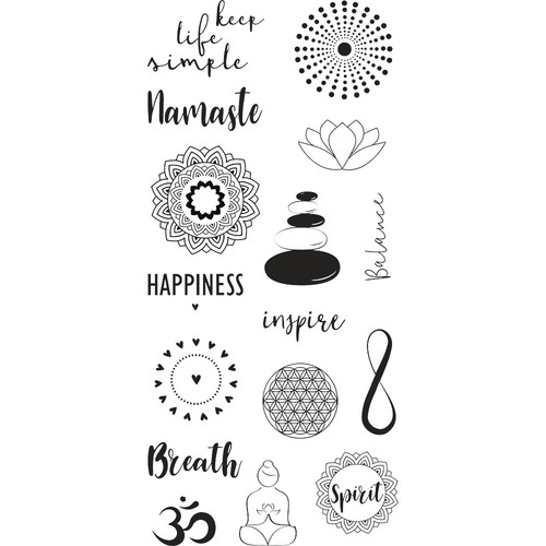Clear stamps stempel mandala - clear,