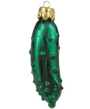 Christbaumschmuck Glas 5cm Weihnachtsgurke Weihnachtskugeln Weihnachtsbaum klein