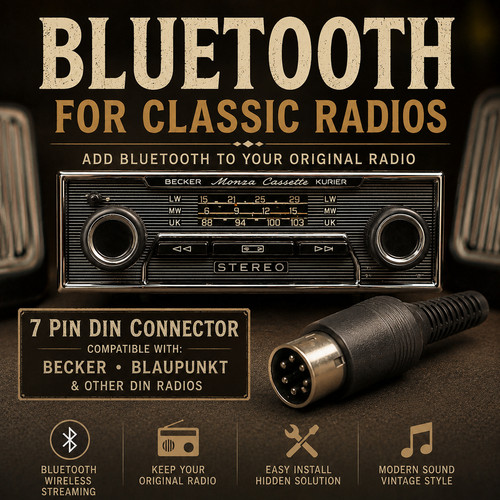 Pin din bluetooth stereo - 7,