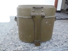 Fressnapf Essgeschirr mit Besteck gestempelt HRE Südfront Afrika