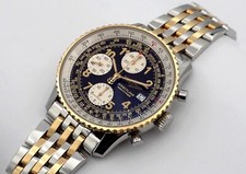 SELTEN! BREITLING OLD NAVITIMER KLASSIKER NAVITIMERBAND REF.: D13022 PAPIERE/BOX