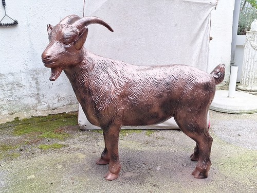 Kunstbemalung geißbock ziege - geißbock,