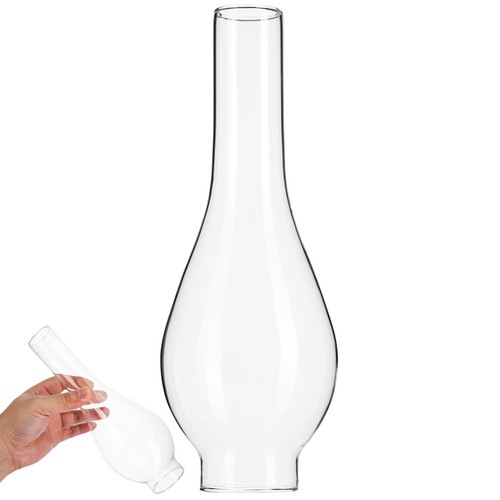 Vintage style clear glass lamp - style,