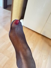 Tolle Schwarze Nylons Gr. 36 1