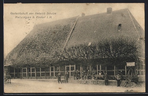 Ansichtskarte melzingen - melzingen, b