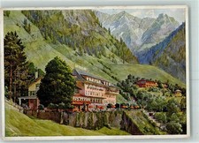 10470522 - 8973 Bad Hindelang Luitpold-Bad Berge Terrasse Wasserfall sign.